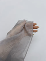 [Tie Set] See-through High Neck Overfit Blouse
