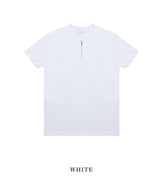 ゼロラウンドハーフジップアップ半袖Tシャツ