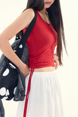 Lumi side shirring sleeveless