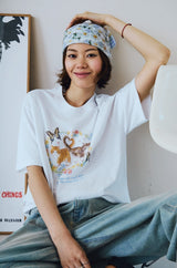 26SS★ DTP Kitten Daisy Short Sleeve Tee