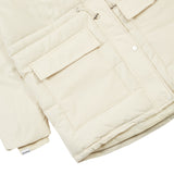 Fur Trimming Crop Hoodie Puffer Jacket_(2 Colors)