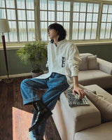 Logan Basic Wide Denim Pants