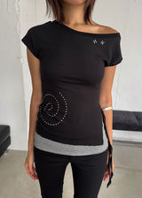 STUD UNBLAL TEE