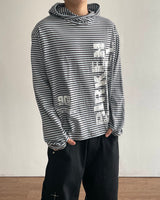 Vine Stripe Hood Long Sleeve