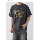 OVER FIT COUNTRY HIGH DENSITY HALF T-SHIRT