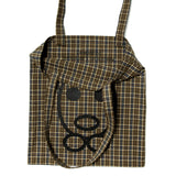 Small tote bag - Brown check