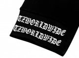 TZ RIB OVERSIZED LONG SLEEVE TEE - BLACK