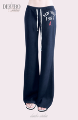 New York low-rise semi-boot casual pants