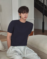 Roel Cable Round Short Sleeve Knit