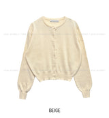 [U-BASIC] Loro Spring Round Cardigan