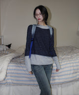 macaron layerd tee
