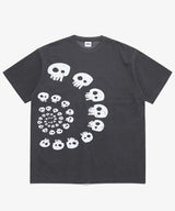トルネードスカルTシャツ - チャコール