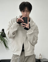 Fron Waffle Burton Hood Zip-Up
