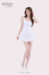 Keyring Love Heart Bustier Flare Dress