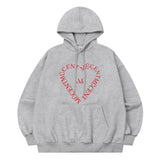 ハートレタリングフードT (3Color)