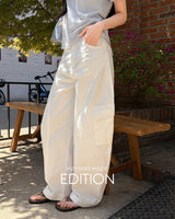 [MADE] Chemi curved wide pants