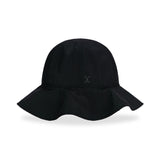 VA Curved Logo Round Frill Bucket Hat / Black