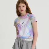 Twinkle Maltese half sleeve T-shirt