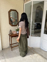 checke frill shirt
