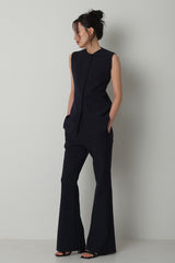 Stretch Slim-Fit Slacks_Navy
