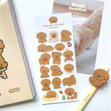 【1+1 SET】 Puppy Sticker