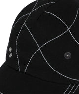 26SS★ ステッチラインコサージュボールキャップ
