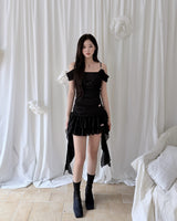 Eve Summer Draping Off-Shoulder Blouse