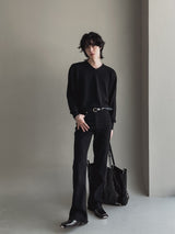 [MADE] Dews black bootcut denim
