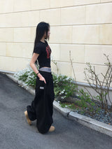 Dio Check Sagging Sweatpants (2c)