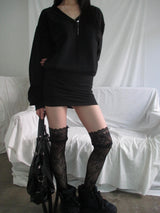 romance sheer knee socks