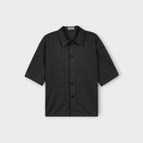 3 タップワークス半袖ニットシャツ (3color)