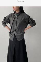 Laker Tie Loose Fit Blouse