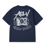 25SS ADLV エイリアン半袖Tシャツ ダークネイビー
