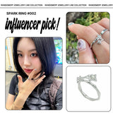 [Silver] Open Ring (Choose One of 11 types) (Random Gift Additional)