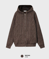 Crew Daily Two Way Hooded Knit Padding