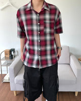 Shunut Checkered Short-Sleeved Shirt