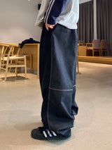 Color Sweat Denim Stitch Balloon 2C