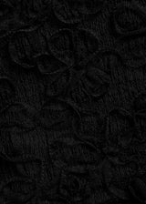 Flower pattern halter top_black