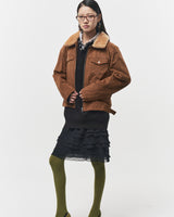 Bluesf searing suede short jacket
