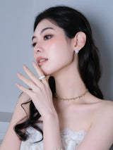 RV-バゲット Q レイヤード エポキシ リング ホワイト