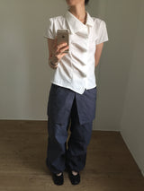 Nylon wrap skirt pants (2color)