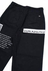 BBD No Sympathy Wide Cotton Pants (Black)
