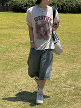 Toony denim Bermuda pants