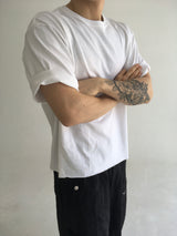 crop cut off short sleeve(4colors)