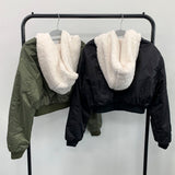 Fur ma-1 crop jumper