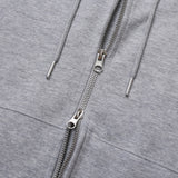 Basic Two-Way Hood Zip-Up (2 Colors)