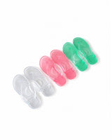 Jelly transparent flip flops