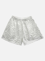 Zan Flower Embossed Short Pants (5c)