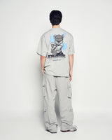 25FW AC ベアペイント半袖Tシャツ メランジ