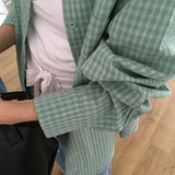 バレットオーバーサイズドボクシーフィットチェックシャツ(3 Colors) –スプリングシャツ/ワーク/オフィスルック